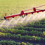 Nozzle of the tractor sprinklers